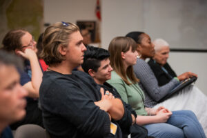 Carl Phillips's reading. Photo by Hannah Comerford.